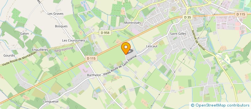 localisation de l'entreprise MONSIEUR MAURICE FOISSAC  VAISSAC