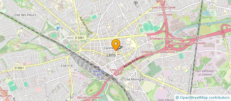 localisation de l'entreprise MONSIEUR MAURICE FOISSOTTE  LENS