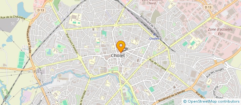 localisation de l'entreprise MONSIEUR MAURICE FONTENEAU à CHOLET