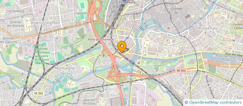 localisation de l'entreprise MONSIEUR MAURICE FOTUE à STRASBOURG