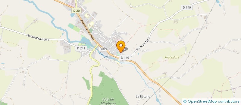 localisation de l'entreprise MONSIEUR MAURICE FOUILLEUX  BAIS