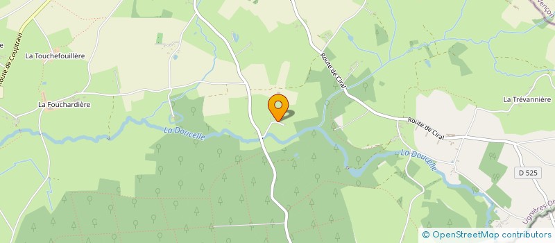 localisation de l'entreprise MONSIEUR MAURICE FOUSSARD  LIGNIERES-ORGERES