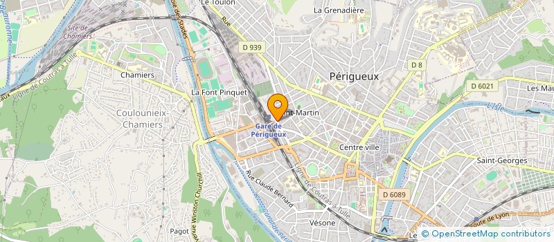 localisation de l'entreprise MONSIEUR MAURICE FRANC à PERIGUEUX