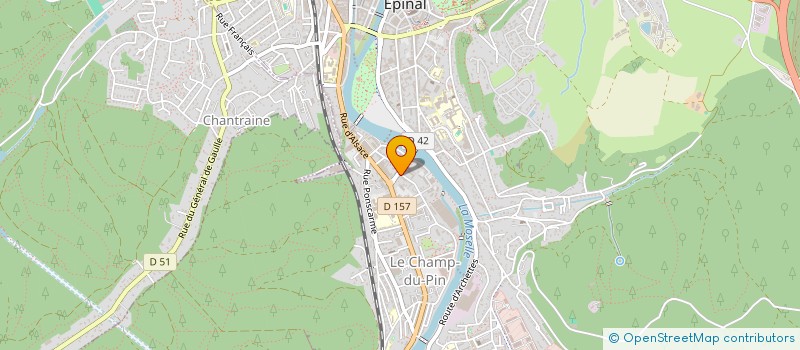 localisation de l'entreprise MONSIEUR MAURICE FRANCOIS  EPINAL