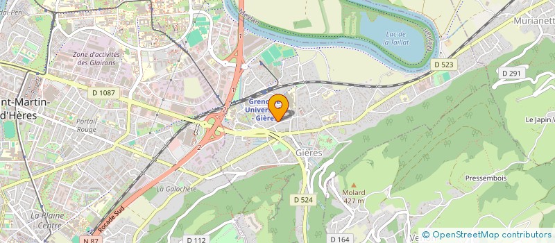 localisation de l'entreprise MONSIEUR MAURICE FRELUT  GIERES