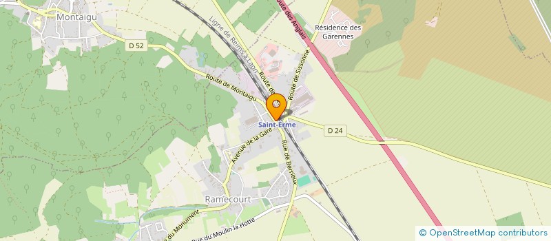 localisation de l'entreprise MONSIEUR MAURICE FROMONT à SAINT-ERME-OUTRE-ET-RAMECOURT