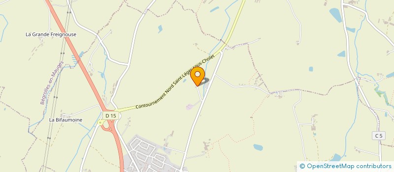 localisation de l'entreprise MONSIEUR MAURICE GABARD  SAINT-CHRISTOPHE-DU-BOIS