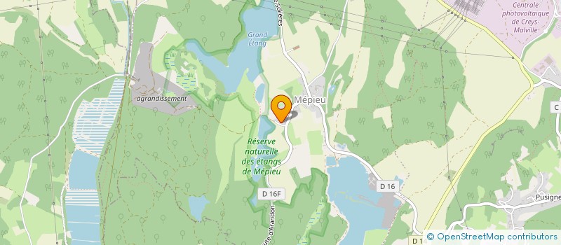 localisation de l'entreprise MONSIEUR MAURICE GAGNIEUX  VEZERONCE-CURTIN