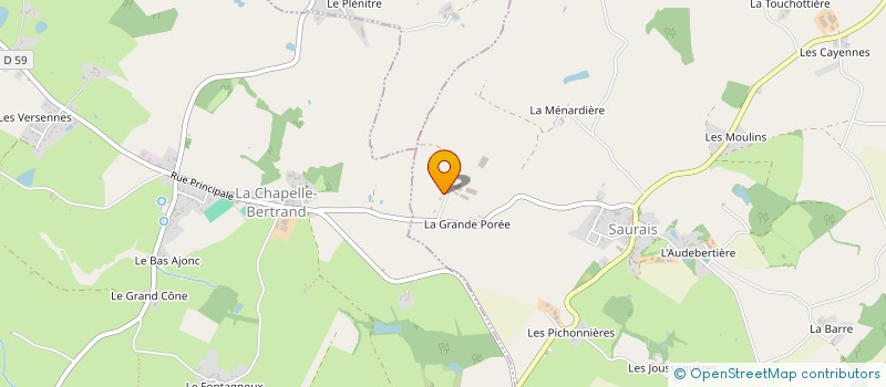 localisation de l'entreprise MONSIEUR MAURICE GAILLARD à SAURAIS