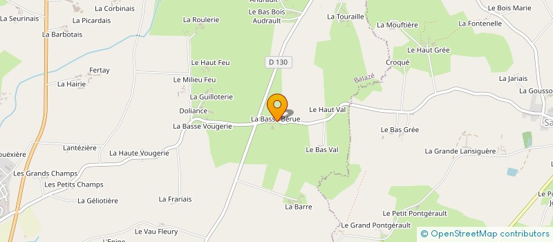 localisation de l'entreprise MONSIEUR MAURICE GALLON  BALAZE