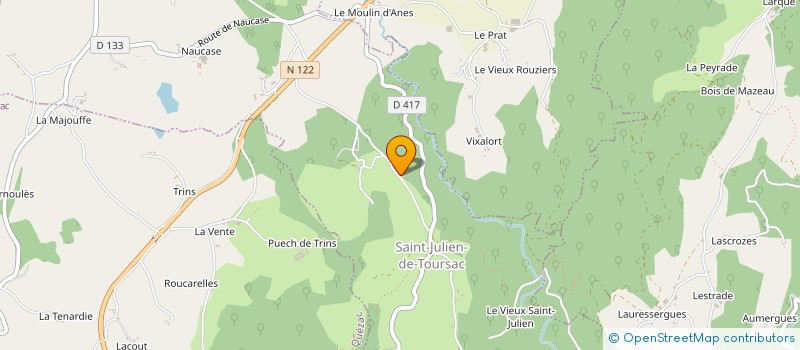 localisation de l'entreprise MONSIEUR MAURICE GALTIER à SAINT-JULIEN-DE-TOURSAC