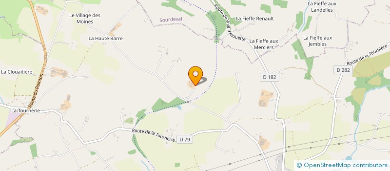 localisation de l'entreprise MONSIEUR MAURICE GANNE  SAINT-CLEMENT-RANCOUDRAY