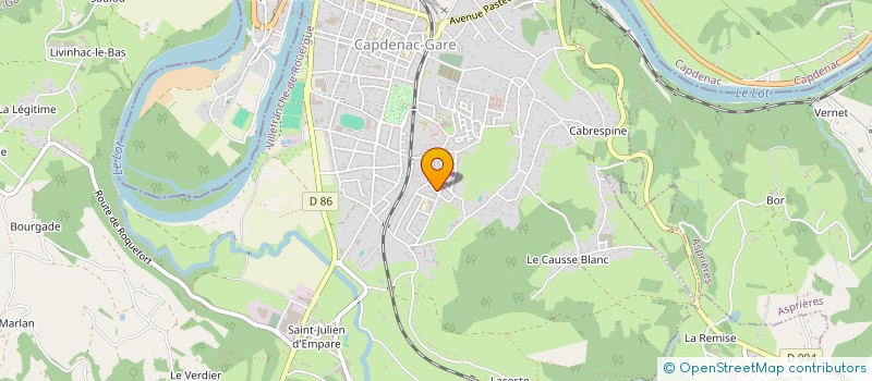 localisation de l'entreprise MONSIEUR MAURICE GARRIGUES  CAUSSE-ET-DIEGE