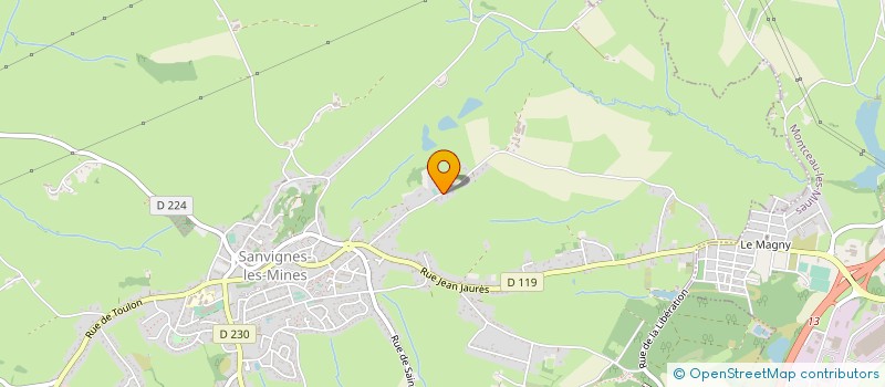 localisation de l'entreprise MONSIEUR MAURICE GATEAU  SANVIGNES-LES-MINES