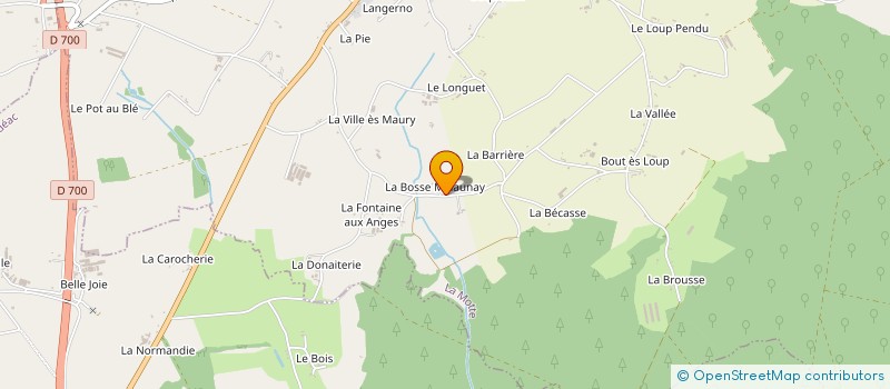 localisation de l'entreprise MONSIEUR MAURICE GAUDIN à LA MOTTE