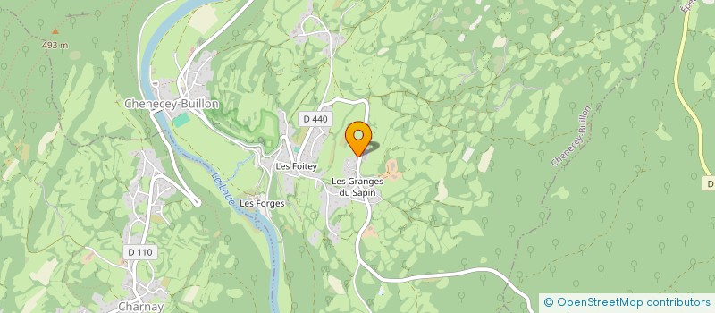 localisation de l'entreprise MONSIEUR MAURICE GAUTHIER  CHENECEY-BUILLON