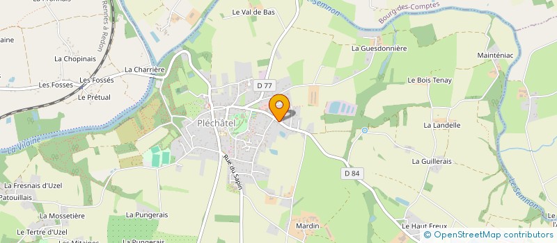 localisation de l'entreprise MONSIEUR MAURICE GAUTIER à PLECHATEL