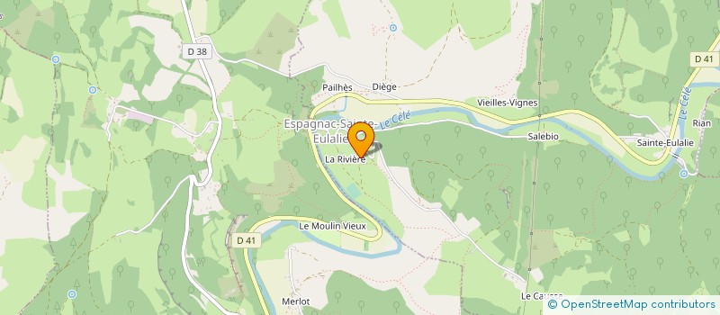 localisation de l'entreprise MONSIEUR MAURICE GAYRAL  QUISSAC-EN-QUERCY