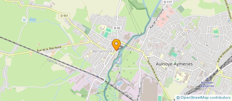 localisation de l'entreprise MONSIEUR MAURICE GENIE  BERLAIMONT