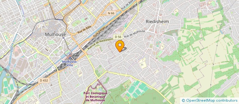 localisation de l'entreprise MONSIEUR MAURICE GERBER  RIEDISHEIM