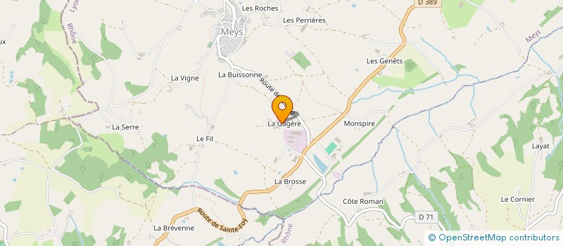 localisation de l'entreprise MONSIEUR MAURICE GERIN à MEYS