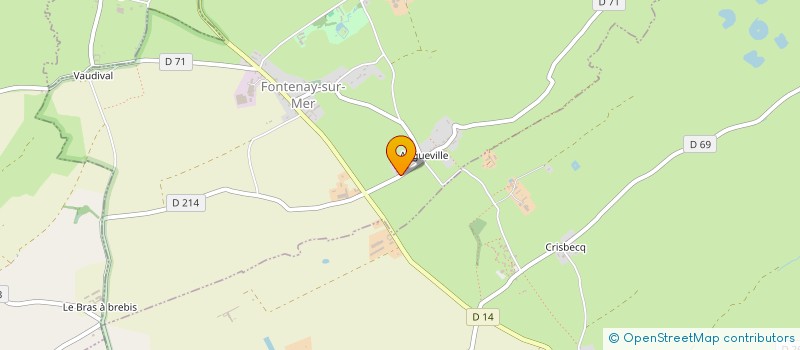 localisation de l'entreprise MONSIEUR MAURICE GERVAIS  FONTENAY-SUR-MER