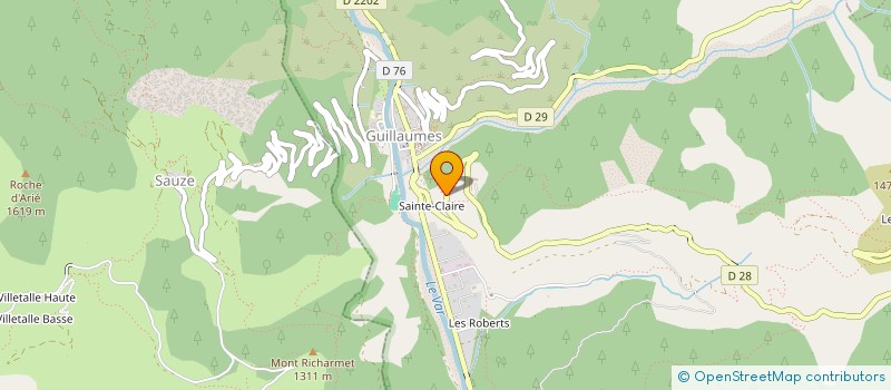 localisation de l'entreprise MONSIEUR MAURICE GIORDANENGO  GUILLAUMES