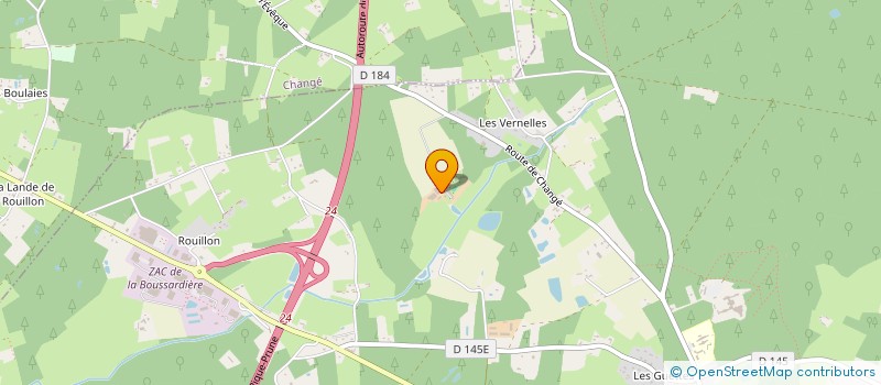 localisation de l'entreprise MONSIEUR MAURICE GIRARD  PARIGNE L'EVEQUE