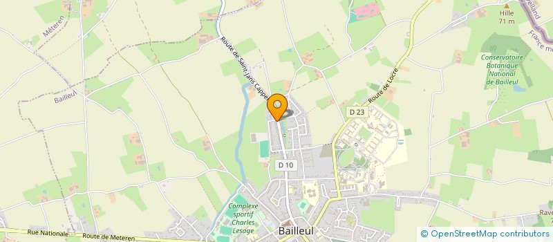 localisation de l'entreprise MONSIEUR MAURICE GOETHALS à BAILLEUL