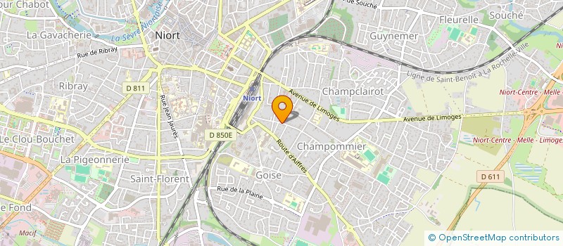localisation de l'entreprise MONSIEUR MAURICE GORCE à NIORT