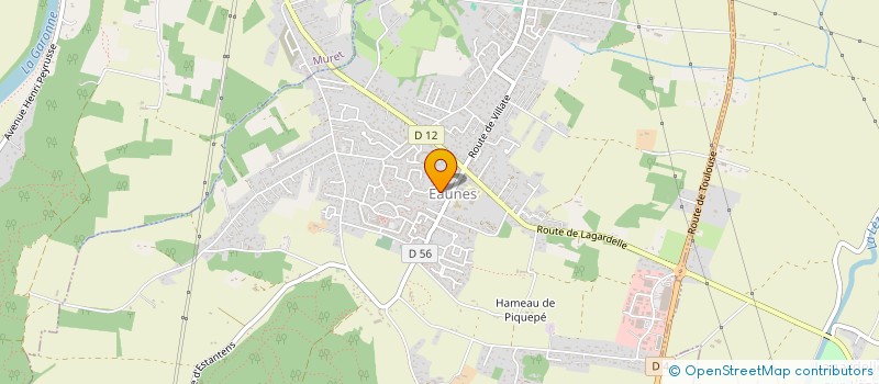 localisation de l'entreprise MONSIEUR MAURICE GOUZENES  EAUNES