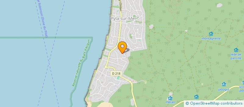 localisation de l'entreprise MONSIEUR MAURICE GRANDY  LA TESTE-DE-BUCH