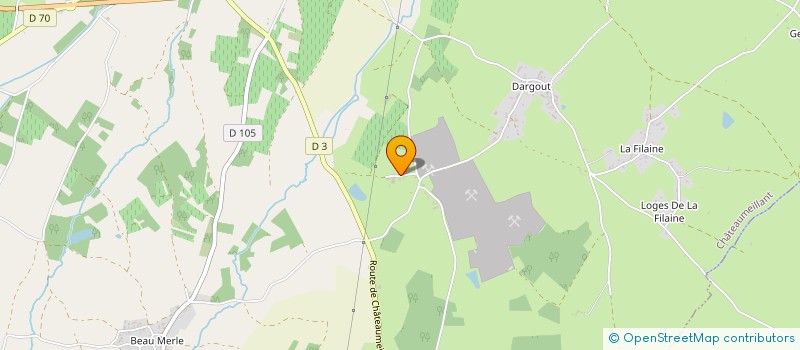 localisation de l'entreprise MONSIEUR MAURICE GREGON  CHATEAUMEILLANT