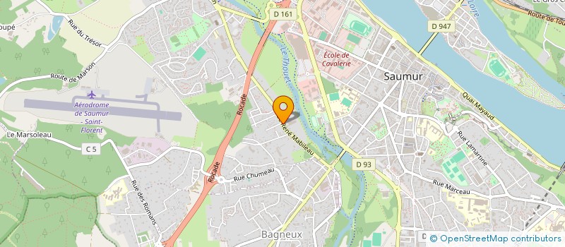 localisation de l'entreprise MONSIEUR MAURICE GRELET  SAUMUR