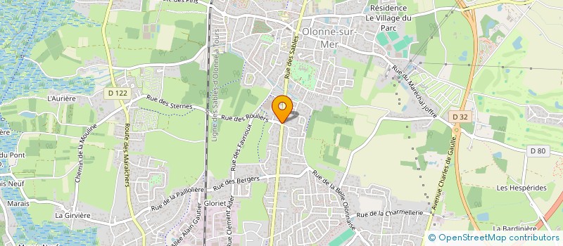 localisation de l'entreprise MONSIEUR MAURICE GRELIER à LES SABLES D'OLONNE