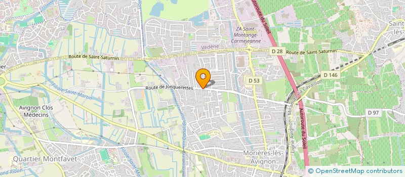 localisation de l'entreprise MONSIEUR MAURICE GRENIER  MORIERES-LES-AVIGNON