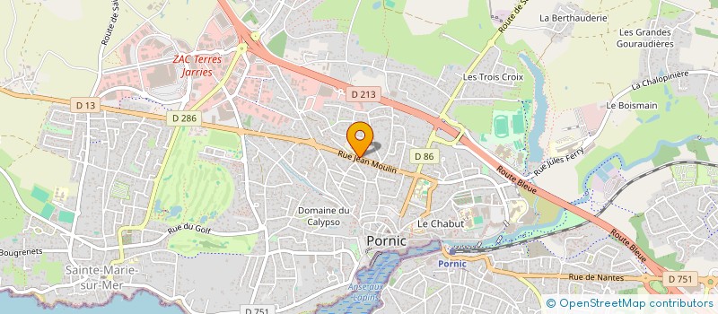 localisation de l'entreprise MONSIEUR MAURICE GRILLAS  PORNIC