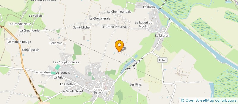 localisation de l'entreprise MONSIEUR MAURICE GUERIN  CHAUMES-EN-RETZ