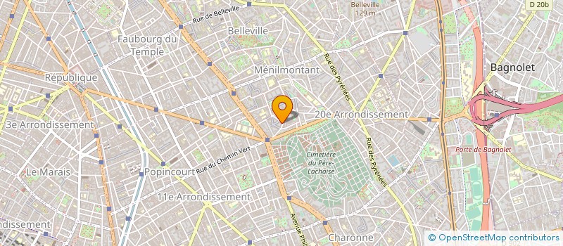 localisation de l'entreprise MONSIEUR MAURICE GUERIN à PARIS