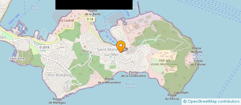 localisation de l'entreprise MONSIEUR MAURICE GUIDA à SAINT-MANDRIER-SUR-MER