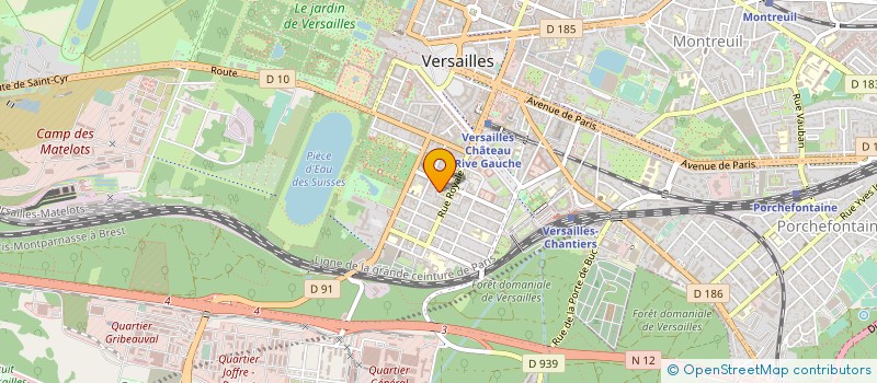 localisation de l'entreprise MONSIEUR MAURICE GUILLON à VERSAILLES
