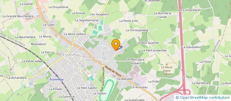 localisation de l'entreprise MONSIEUR MAURICE GUIMIER à ECOMMOY