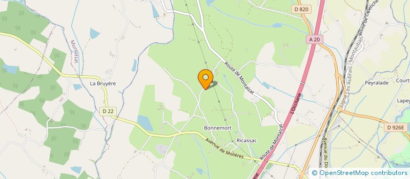 localisation de l'entreprise MONSIEUR MAURICE GUIRAL  CAUSSADE