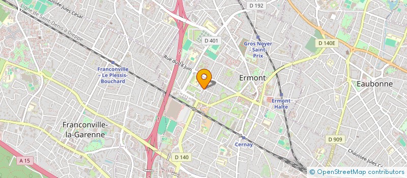 localisation de l'entreprise MONSIEUR MAURICE GUISNET à ERMONT