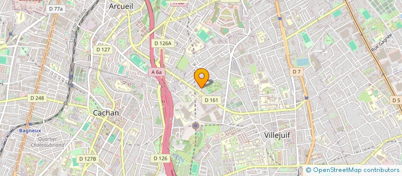 localisation de l'entreprise MONSIEUR MAURICE HAKIZIMANA  VILLEJUIF