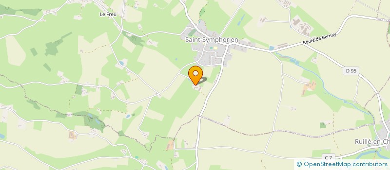 localisation de l'entreprise MONSIEUR MAURICE HAMELIN à BERNAY-NEUVY-EN-CHAMPAGNE