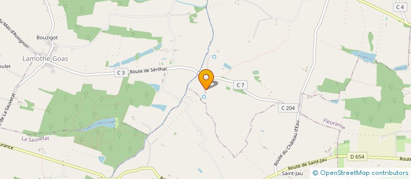 localisation de l'entreprise MONSIEUR MAURICE HAVARD  CASTELNAU D'ARBIEU