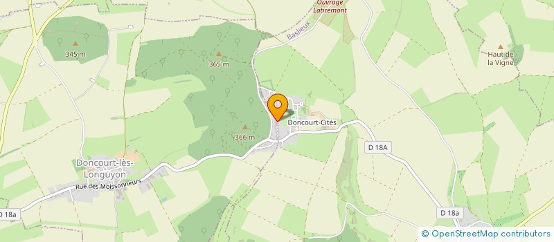 localisation de l'entreprise MONSIEUR MAURICE HENQUINET  JOPPECOURT