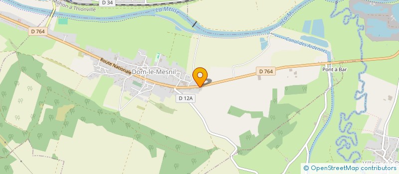 localisation de l'entreprise MONSIEUR MAURICE HENRY  DOM-LE-MESNIL