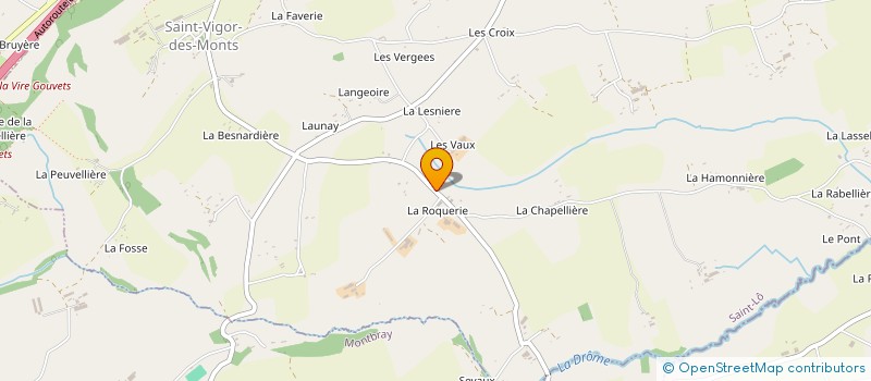 localisation de l'entreprise MONSIEUR MAURICE HERRIER à SAINT-VIGOR-DES-MONTS